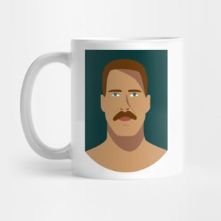 A Man with Moustache Mug